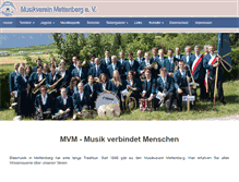 Tablet Screenshot of mv-mettenberg.de
